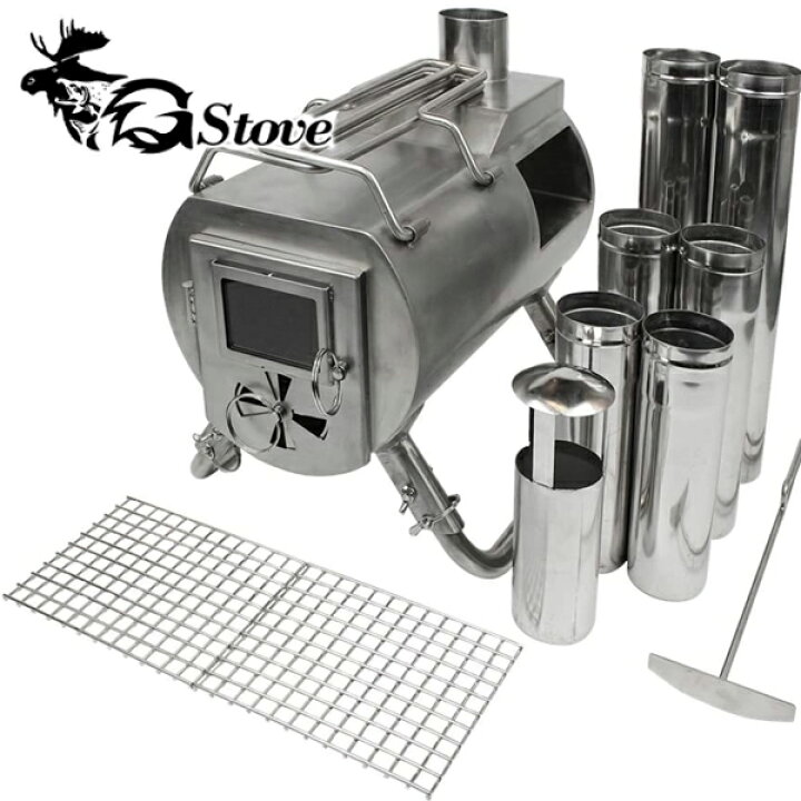 楽天市場】薪ストーブ G-Stove Cooking View Tent Stove 本体セット 