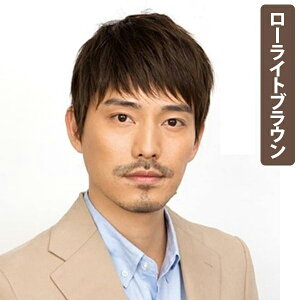 メンズウィッグ ラパンドアール オム デザイン カーム ショート ローライトブラウン 耐熱 男性用かつら 茶髪 コスプレ衣装 フルウィッグ 男装 女性 レディース