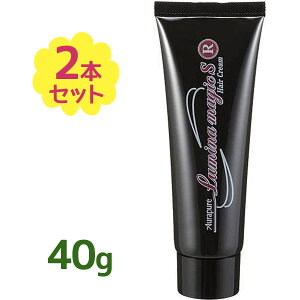 白髪染めヘアクリーム アウラピュア ルミナマジック SR 40g×2個セット ダークブラウン系 洗い流さない ヘアマニキュア レディース メンズ
