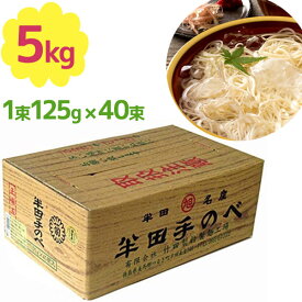 【クーポン利用で￥500オフ！】 手延べ 半田そうめん 竹田製麺 5kg （1束125g×40束） 徳島名産品 素麺 【スーパーセール】