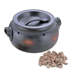 【スーパーSALEで使える!500円OFFクーポン配布中!】焼き芋器 調理器具 石焼きいも鍋 いも太郎 天然石500g付 つぼ 石焼いも 焼き芋 焼いも 芋 陶器 三鈴陶器