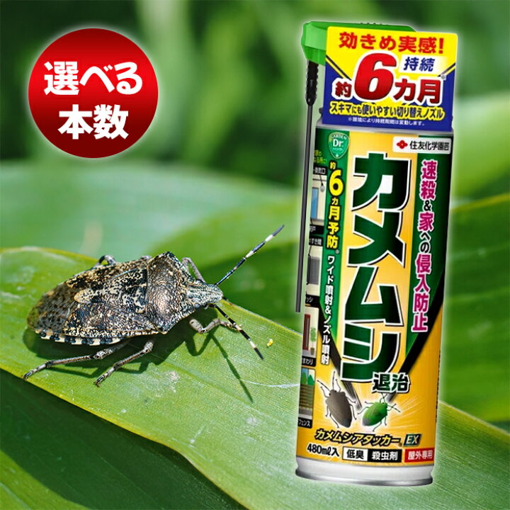 楽天市場】カメムシ 駆除 スプレー カメムシアタッカーEX 480ml 虫よけ 