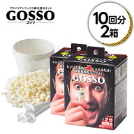 ラグジー GOSSO 鼻毛脱毛 10回分キット×2箱 簡単 鼻毛脱毛ワックス