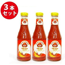 【スーパーSALEで使える!500円OFFクーポン配布中!】ABC サンバルアスリ 3本セット チリソース風 エスニック調味料 インドネシア料理 激辛ソース HALAL ハラール認証