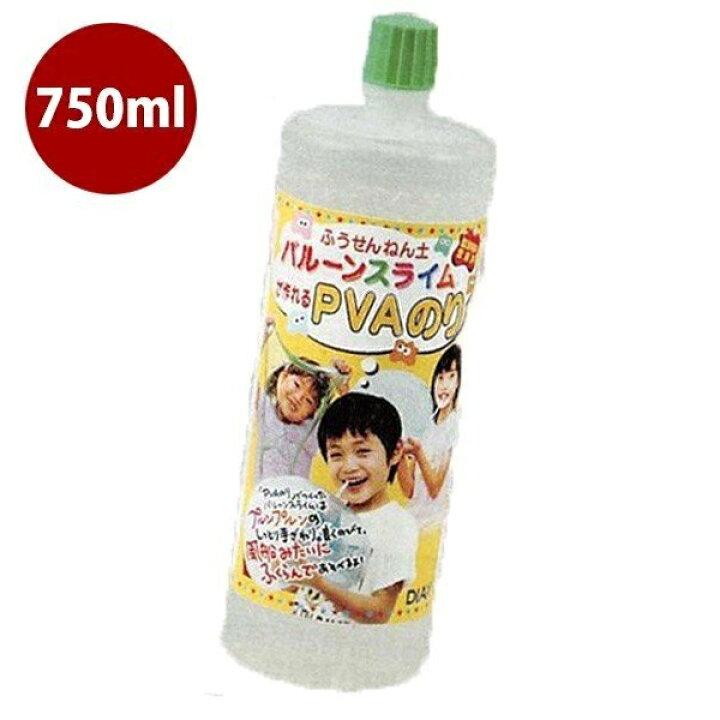 楽天市場 送料無料 Pvaのり バルーンスライム用 750ml ふうせん粘土 工作 スライム作り ライフスタイル 生活雑貨のmofu