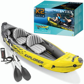 INTEX エクスプローラー K2 カヤック 2人乗り ボート マリンスポーツ アウトドア インテックス社