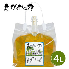 【マラソン限定クーポンで500円OFF!】えがおの力 詰め替え用 4L 洗濯用・食器用 液体洗剤 多目的クリーナー オーガニック洗浄剤 大容量 鶴田商会