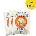 【送料無料】 西田精麦 毎日健康 ぷちまる君 1kg×3袋セット 熊本県産 国産大麦100％ 国産 麦ごはん 押し麦 白米置き…