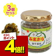 【スーパーSALEで使える!500円OFFクーポン配布中!】みまから 74g×3本セット 瓶入り 激辛唐辛子 薬味 阿…