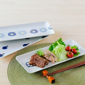 波佐見焼 皿 長角プレート 28cm 長皿 長角皿 さんま皿 プレート 角皿 ワンプレート 食洗機 レンジ 日本製 | はさみ焼き 食器 和食器 陶器 ギフト プレゼント 結婚祝い 新生活 一人暮らし お中元 お歳暮 お祝い 軽い 重なる スタッキング おしゃれ オシャレ かわいい 有田焼
