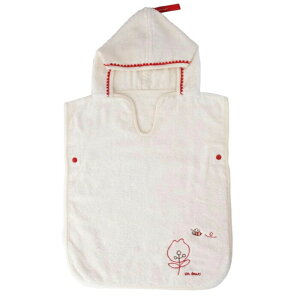 ベビー バスローブ 今治 赤ちゃん バスウェア ミツバチ ブラウン レッド オルネット