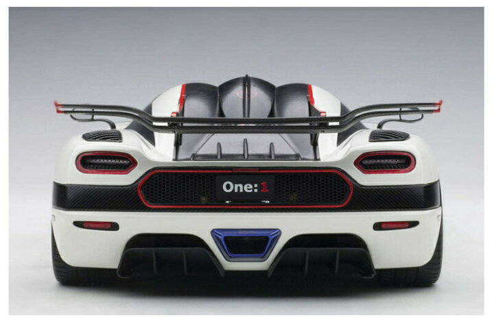 楽天市場】AUTOart 1/18 ケーニグセグ One:1 ホワイト/カーボン 