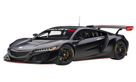 【スーパーSALE　10%オフ】AUTOart 1/18 ホンダ NSX GT3 2018 マット・ブラック 完成品 81899