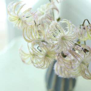 造花 インテリア グリーン おしゃれ アンティーク 花束 花材 /花径9cm/1本