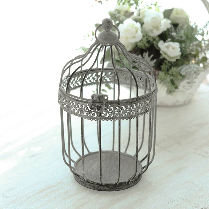 楽天市場】【送料無料】鉢カバー 鳥かご アンティーク風 プランツ  