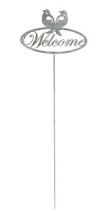 【送料無料】アンティーク雑貨 【コベントガーデン ウェルカムガーデンスティック】巾18.5×奥行0.3×高さ56.5cm