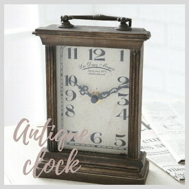 置き時計 おしゃれ アンティーク風 雑貨 コベントガーデン カフェドゥマゴクロック アンティーク置き時計 巾12.5×奥行6.5×高さ18cm