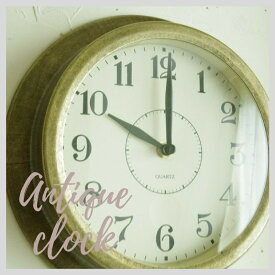 掛け時計 おしゃれ アンティーク風 雑貨 コベントガーデン ブラスティークロック アンティーク壁掛け時計 巾22.5×奥行4.5×高さ22.5cm
