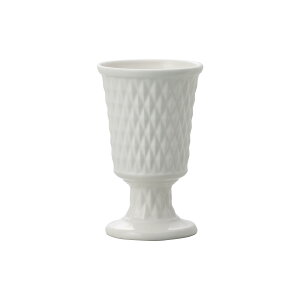 【送料無料】アンティーク雑貨 花瓶 セラミックベース ホワイト おしゃれ 陶器 フラワーベース【クレイ Cecilia(セシリア)トールL】Φ12.5×高さ20cm