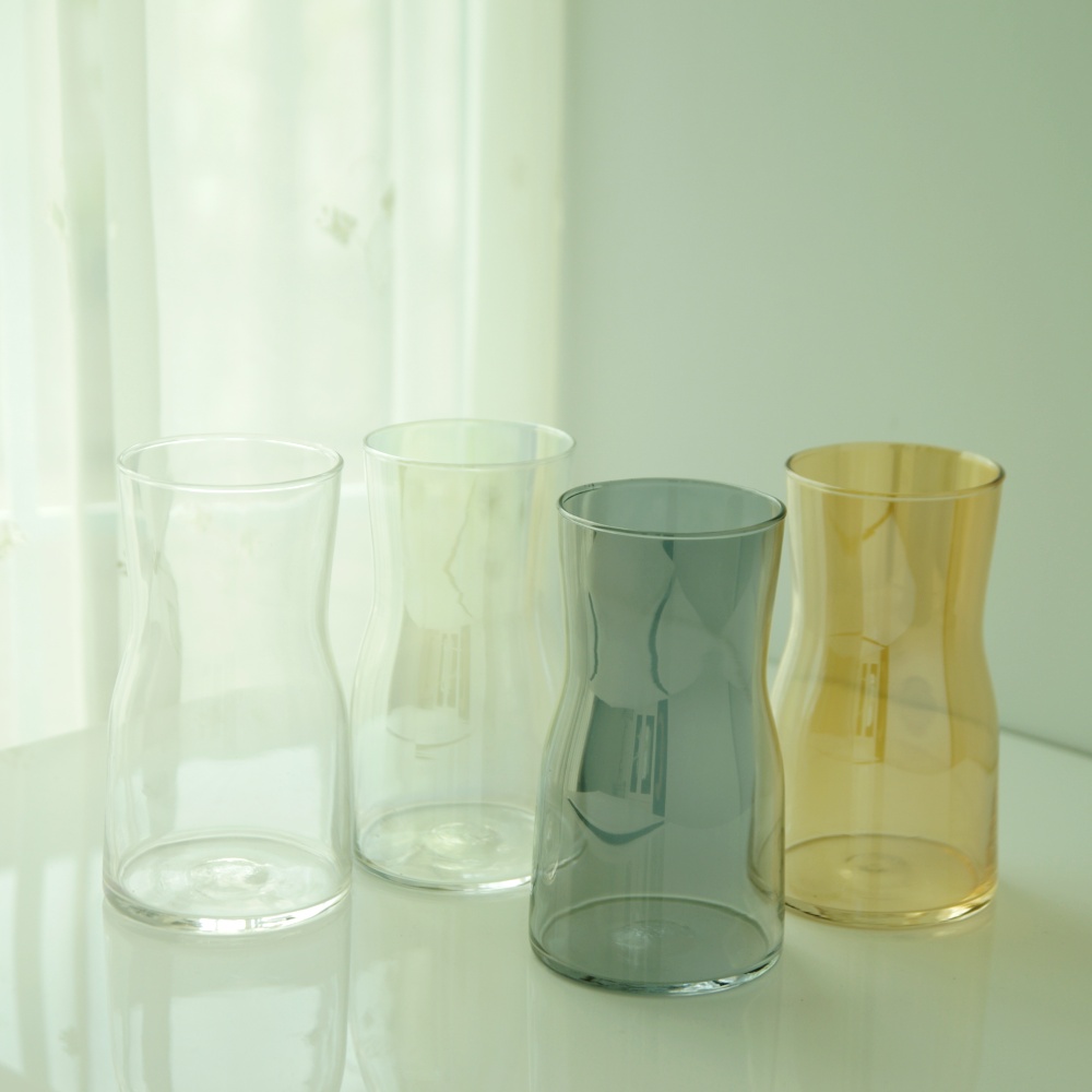 花瓶 フラワーベース ガラス カラー おしゃれ シック モダン 北欧 DIDIER 花瓶 フラワーベース Φ9.5×高さ17cm 5月18日（木）入荷予定