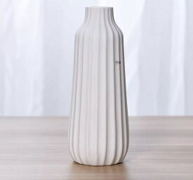花瓶 フラワーベース 陶器 白 おしゃれ モダン アンティーク 北欧 DIDIER 花瓶 セラミックベース G ホワイト Φ6.5×高さ22.5cm