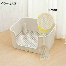 犬トイレ　犬砂トイレボックス　犬用トイレ　囲い　ワイド　深いトイレ　柱付き　はみ出し防止　犬用トイレボックス　ステンレス網　小型犬　中型犬　マーキングロッド付き　飛沫防止　滑り止め　飛び散り防止