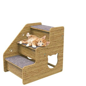 猫ステップ 犬用階段 子犬 子猫 スロープ 階段 ペットステップ 猫の階段 ペット 階段ステップ オシャレ 滑り止め ソファ 踏み台 収納型ペットステップ階段 3段ペットはしご猫犬 簡単 足腰への負担を軽減 怪我防止 小型犬 高齢犬 シニア犬