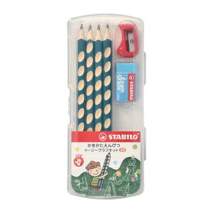 STABILO �X�^�r�� ���������w�K���M �C�[�W�[�O���t �X�^�[�^�[�Z�b�g 2B �؃g���[�� �E��p �O�p ������ ���� ���O���� �q�� �c�� �j�̎q ���̎q 4�{ LP0075