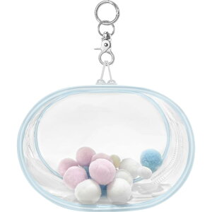 YUYAKESHIP[X ɃobN ho ʂ|[` Oo obO ȉ~` PVC l` ʂݗp NA JoɂЂ [ L[z_[tiu[E15.5cmj