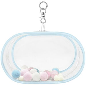 YUYAKESHIP[X ɃobN ho ʂ|[` Oo obO ȉ~` PVC l` ʂݗp NA JoɂЂ [ L[z_[tiu[E22.5cmj