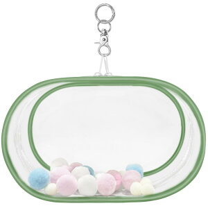 YUYAKESHIP[X ɃobN ho ʂ|[` Oo obO ȉ~` PVC l` ʂݗp NA JoɂЂ [ L[z_[tiO[E22.5cmj