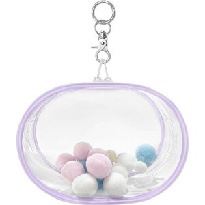 YUYAKESHIP[X ɃobN ho ʂ|[` Oo obO ȉ~` PVC l` ʂݗp NA JoɂЂ [ L[z_[tip[vE15.5cmj