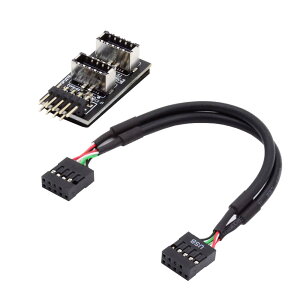 NFHK �f���A��USB 3.1 �t�����g�p�l���\�P�b�g �L�[-A Type-E - USB 2.0 9�s�� 10�s�� ���C���{�[�h�w�b�_�[ �I�X�P�[�u�������A�_�v�^�[