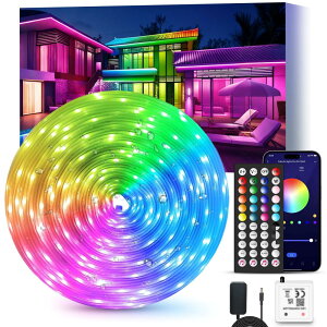 LEDe[vCg h 30M RGB 40L[R X}zAvΉ yALEDe[v 1600FF ^C}[@\ LED strip light e[vԐڏƖ IV e[vCg30[g