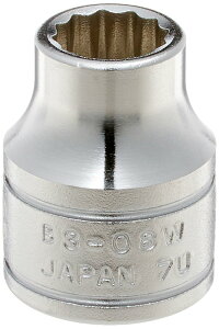 ���s�@�B�H��(KTC) �\�P�b�g 12�p B308W �ΕӐ��@:8×�����p:9.5×�S��:22mm 1��