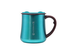 �P�����n�E��(Kevnhaun) �X�e�����X�W�t���}�O�J�b�v 330ml �e�B�[�� �O���[�� �^���d�\�� �t�^�������܂܈��߂� �X���C�h�J���ł���ӂ� �ۉ� �ۗ� �≷���p �X�e�����X�J�b�v �L�����v �A