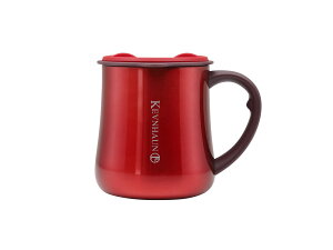 �P�����n�E��(Kevnhaun) �X�e�����X�}�O�J�b�v 330ml �W�t�� ���b�h �^���d�\�� �t�^�������܂܈��߂� �X���C�h�J���ł���ӂ� �ۉ� �ۗ� �≷���p �X�e�����X�J�b�v �L�����v �A�E�g�h�A KD
