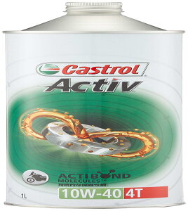 Castrol(JXg[) GWIC Activ 4T 10W-40 JASO MA2 1L ֎4TCNGWp 