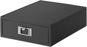 ライクイット (like-it) 収納ケース A4 引き出し 書類ケース 縦型 1段 約幅26×奥行35×高さ9.8cm オールグレー 日本製 MX-50 シリーズ累計販売数1,000万個突破 ファイルユニット 書類収納ボックス 文