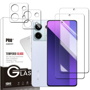 �y2+2���Z�b�g�zRedmi Note 13 Pro 5G �p�� �K���X�t�B����(2��) + �����Y�ی�t�B���� (2��) �t�B���� �����K���X�t���ی�t�B�����t�� �K���X �P�[�X �t�B���� �d�x9H �X�N���b�`�h�~ ��U�h�~ ����