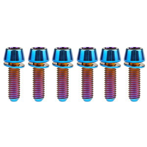Dingtai 6�� ���b�V���[�e�[�p�[�w�b�h�{���gM5x 16 18 20mm�S�[���`�^���o�C�N�X�e�� (�o�[���u���[, M5x20mm)