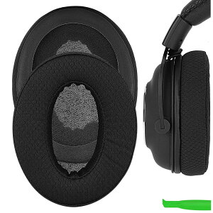 Geekria �C���[�p�b�h Comfort �݊��� �p�b�h ���W�N�[�� Logicool G Pro, G Pro X, G Pro X League of Legends Edition G Pro X 2 �w�b�h�z���ɑΉ� �p�b�h �C���[/�C���[�J�b�v ���b�V���t�@�u���b�N(��)