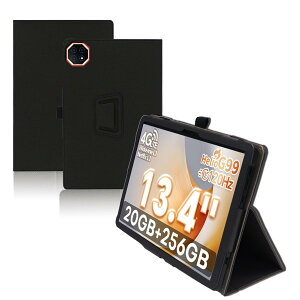 For TECLAST T65 Plus �P�[�X 13.4�C���` TECLAST T65 Plus �ی�P�[�X ����PU �S�ʕی� ���߉\ �h���h�� �Փ˖h�~ ���^�y�� �ǂ���G�� Greerass ������ �X�^���h�@�\�t�� �^�u���b�g �P�[�X (�u���b�N)