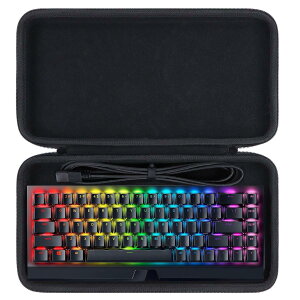 Lebakort���[�P�[�X�ƌ݊����̂���Razer Huntsman/Huntsman V3 Pro mini/Blackwidow V3/V3 Pro mini/Aula WIN60 HE/Snpurdiri 60%���J�j�J���Q�[�~���O�L�[�{�[�h�L�� ���^�L�[�{�[�i�u���b�N �P�[�X�j