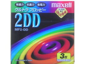日立マクセル スーパーRD-Ultra ワープロ用 3.5インチ 2DD フロッピーディスク 3枚 アンフォーマット MF2-DD プラスチックケース入
