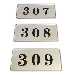 Seagron [io[ v[g ԍ ԍv[g  AN 3.5×8cm×0.2cm (307+308+309Vo[)c