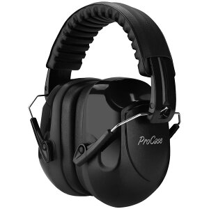 ProCase ��l�p �h���C���[�}�t�A�Չ� �����\�ȃw�b�h�o���h�t�� ���J�o�[ ������ ���o�ی�w�b�h�t�H���A�m�C�Y�������FNRR 28dB -�u���b�N