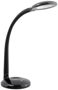GENTOS(ジェントス) LEDデスクライト 目にやさしい 卓上 スタンドライト 520ルーメン ルミリオン ブラック DK-R255BK