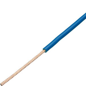 フジクラダイヤケーブル ビニル絶縁電線 IV 3.5 SQ 青 5M 巻き
