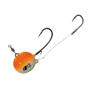 メジャークラフト ひとつテンヤ 鯛乃実 げんこつかぶら TM-GK18号 フジヤマグローオレンジ